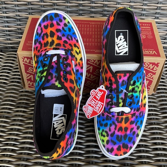 Vans Multicolor Leopard Print Shoes - Picture 10 of 16